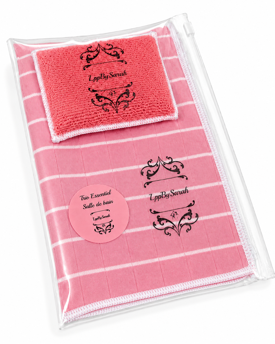 Kit Salle De Bain - Le trio essentiel Rose