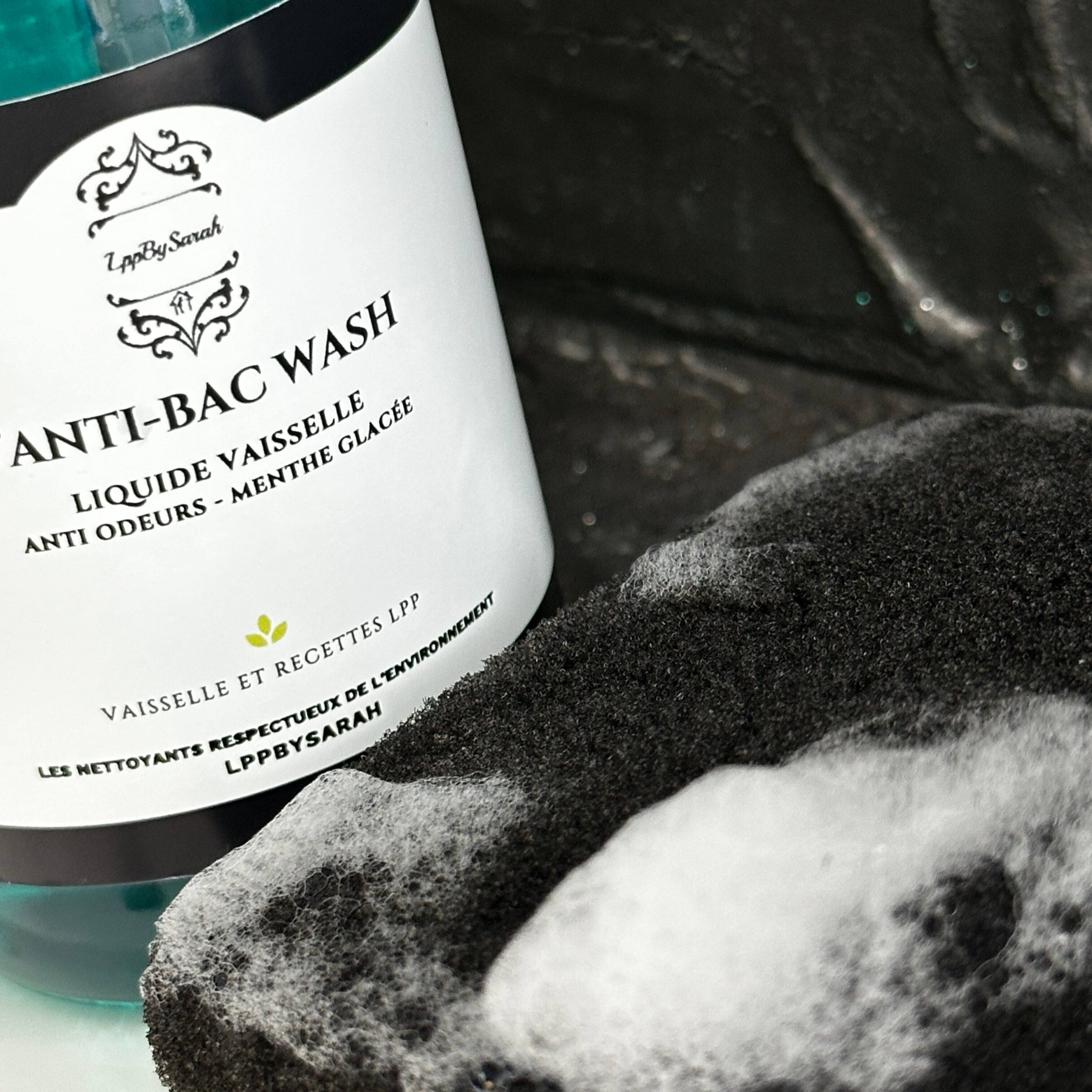 L'Antibac Wash LPP - Liquide vaisselle concentré menthe glacée